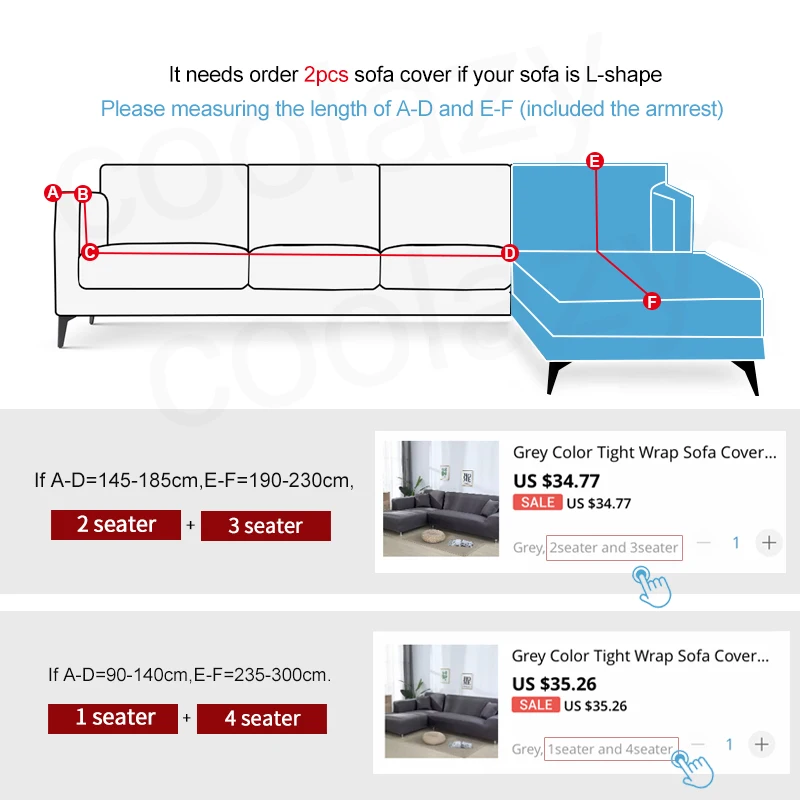 1/2 pieces Sofa Cover Set Geometric Couch Cover Elastic Sofa Cover for Living Room Pets Corner L Shaped Chaise Longue Sofa Cover