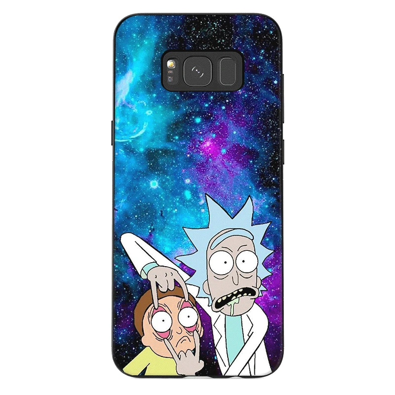 Чехол для телефона для samsung J6 A70 A60 A50 A40 A20 A30 A10 A7 A6 A5 A3 A8 A9 крышка Рик и Морти