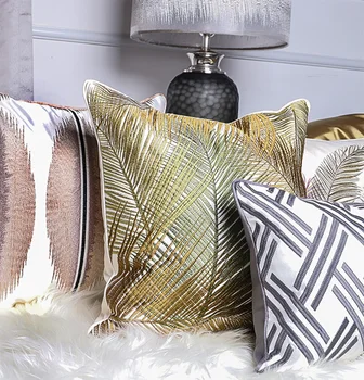 

Vintage butterfly leaf geometric decorative throw pillow/almofadas case 30x50 45,yellow blue gray cushion cover home decorating