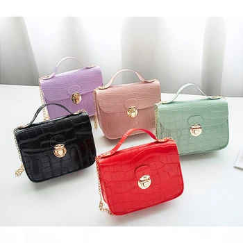 

Women Small Crossbody Bag Classic Crocodile Pattern Shoulder Bag Lightweight with Chain Strap Phone storage pouch