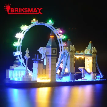 

BriksMax Led Light Up Kit For Architecture London Great Britain Building Blocks Compatible With 21034 (NOT Include Model)