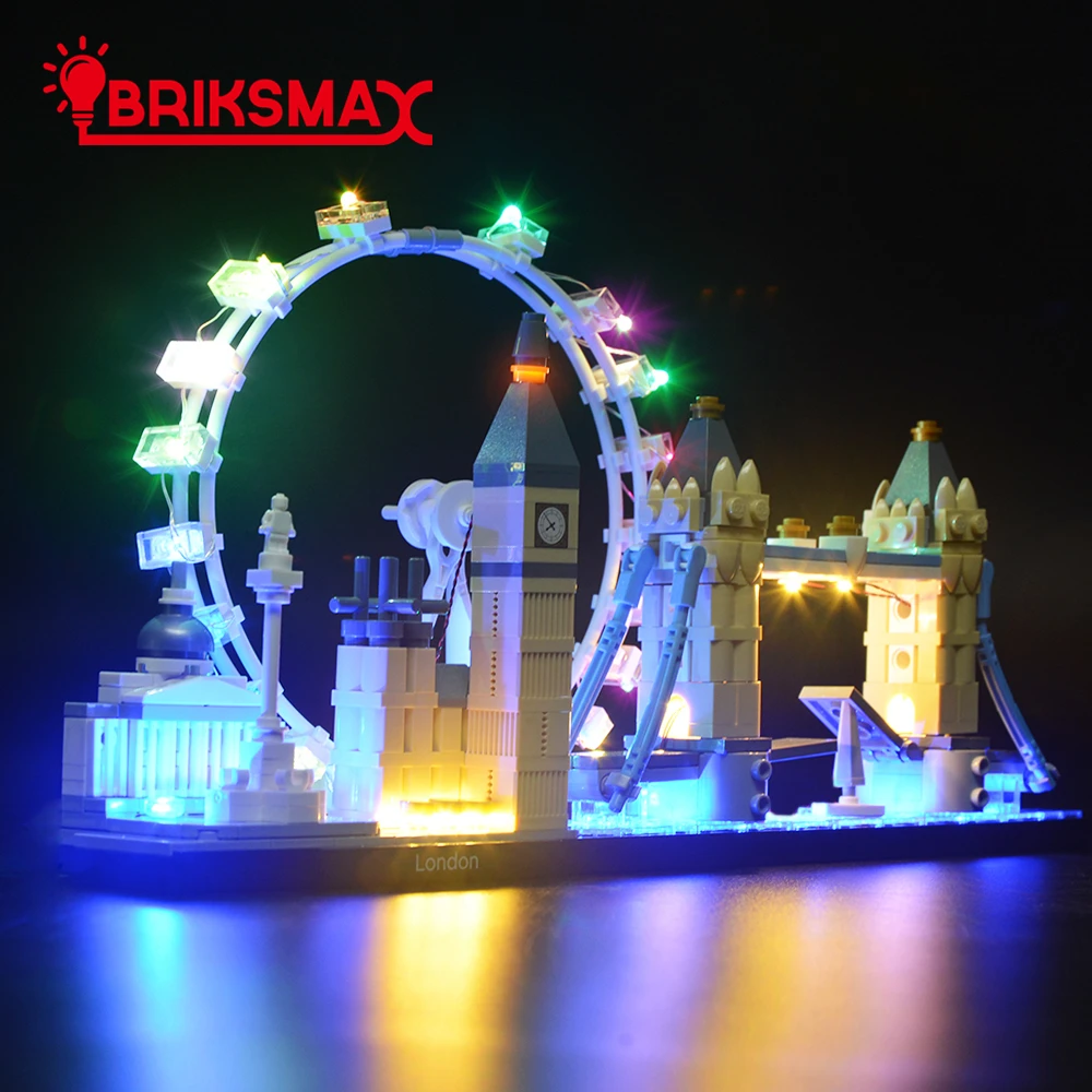 Комплект для светодиодсветильник Ки BriksMax архитектуры Лондона 21034 года (модель в