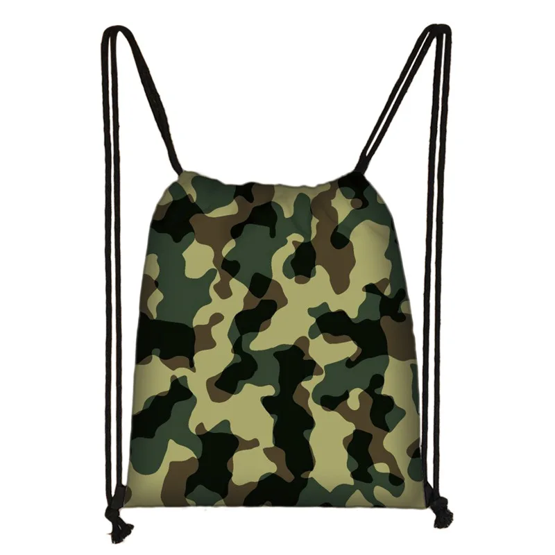

New Arrival Camouflage Drawstring Backpack For Teenage Men Women SchoolBag Travel Casual Bags Drawstring Bag Mochila