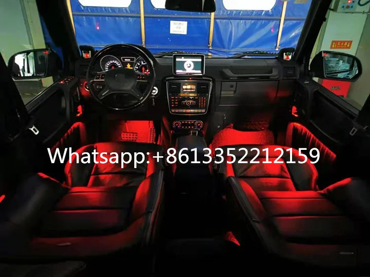 G class w463 Дверная панель окружающего света 12 цветов подходит для 1990-2018year W463 G63 G65 G500 G350 4X4 автомобильная лампа
