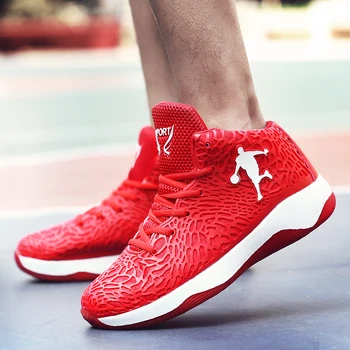 

Basketball Shoes for Men Air Shock Outdoor Trainers Light Jordan Sneakers Young Teenagers High Boots Basket shoes women big siz