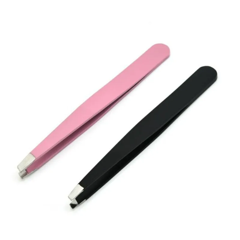 

1 шт., черный/розовый пинцет для бровей