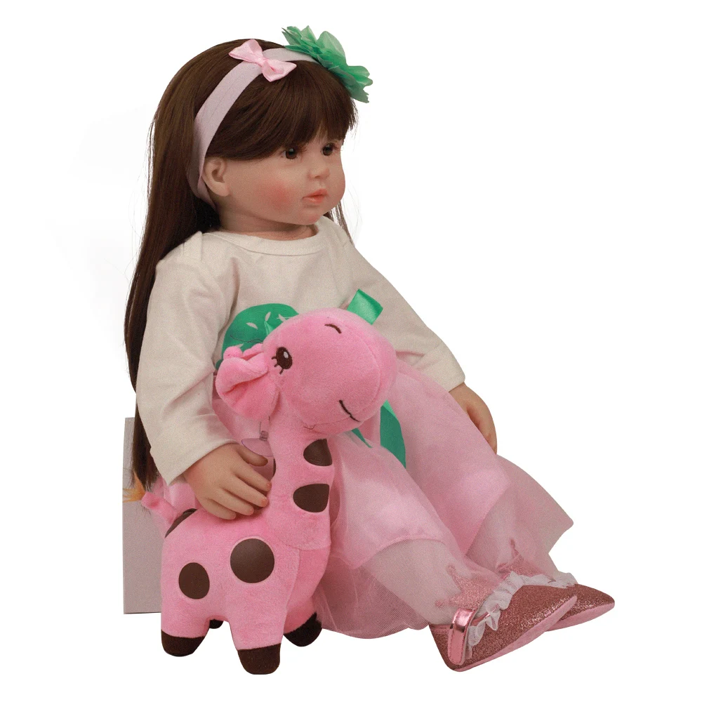 2" 60 см так по-настоящему как Bebe Reborn Baby куклы Мягкие силиконовые мягкие куклы ткань тела новорожденные младенцы для детей Рождественский подарок