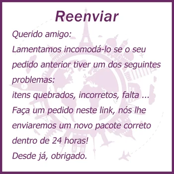 

This link is for the customer who receive the defective order and needs us reship an new order