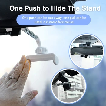 Car Rearview Mirror Mount Phone Holder For iPhone 3