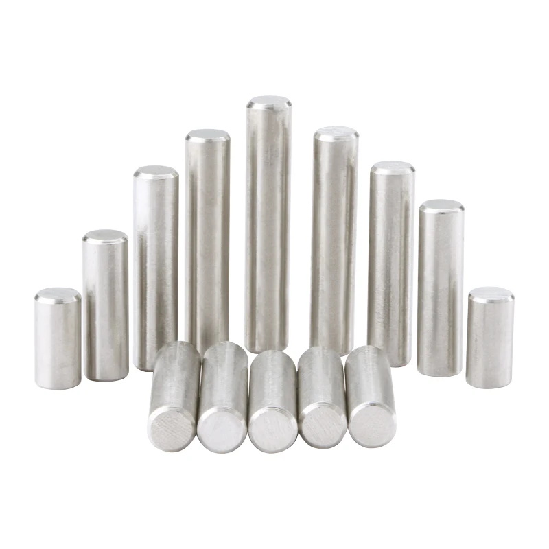 2-25 PCS Cylindrical Pin M3 M4 M6 M8 M10 M12 Fastener Solid Dowle Pin 304 Stainless Steel GB119 Locating cylindrical locating dowel pin stainless steel pins clips