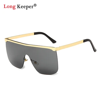 

Rimless Square Sunglasses Women 2021 Gradient Vintage Sun Glass Men Brand Designer Oversize Flat Top Glasses Steampunk Eyewear