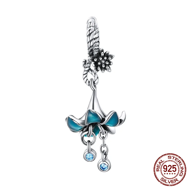 Оригинальный Шарм для браслета и из стерлингового серебра 925 пробы ожерелье с