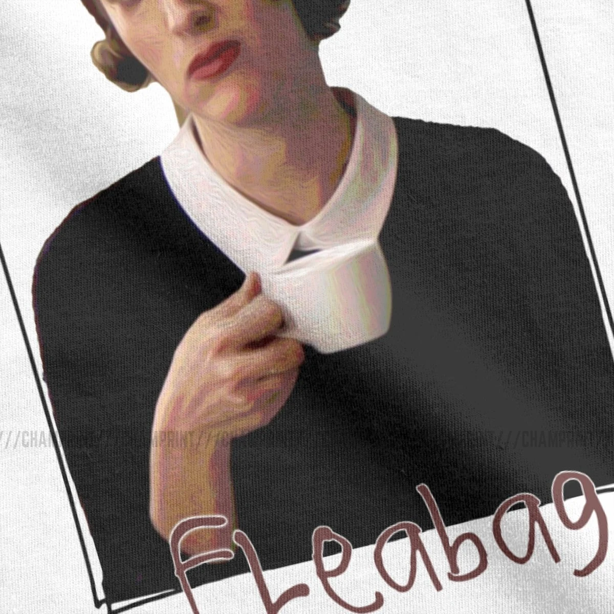 Fleabag ТВ-шоу футболка женская Phoebe Waller Bridge футболка Гранж рок футболка Топы Хип-хоп хлопок женская одежда большой размер