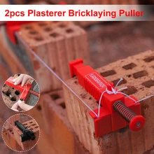 2 pièces de revêtement de brique antidérapant Durable, noir/rouge, pince de ligne, tiroir à fil, outils de briques pour la Construction