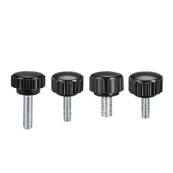 

uxcell 2-12pcs Knurled Clamping Knobs M5 Male Thread 10/15/16/20/25/30/40mm Length Grip Thumb Screw on Type Round Head