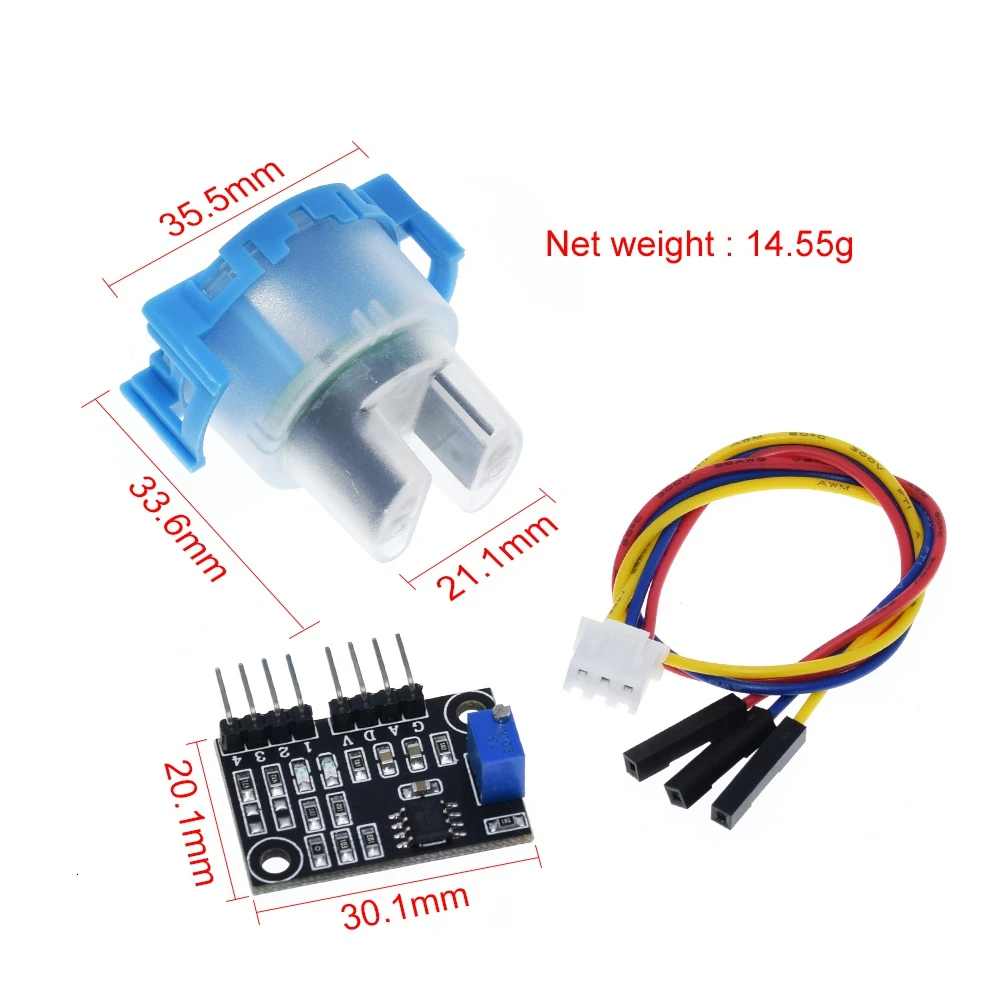 Turbidity Sensor Suspended Turbidity Value Detection Module Kit Liquid Suspended Particles Detection For arduino