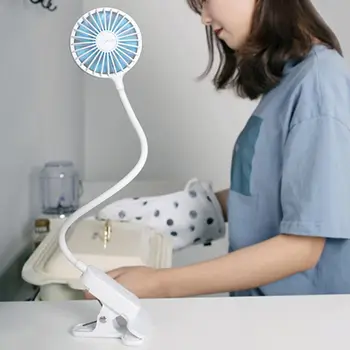 

Lazy Hanging Neck Fan Portable Handheld Desktop Cooling Fan USB Charging Clip Cooler for Travel Office