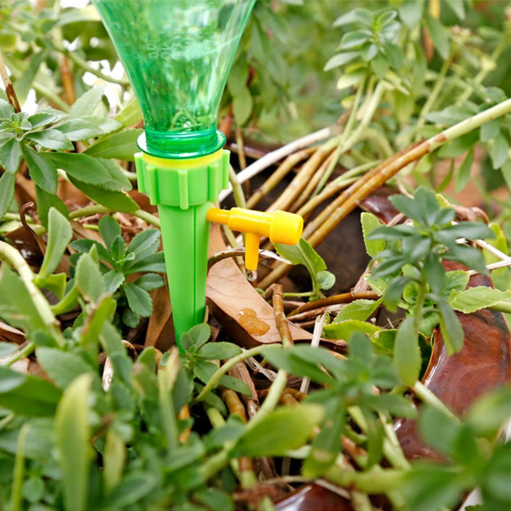 36/24/12/6pcs Auto Drip Irrigation Watering System Dripper Spike Kits For Garden Household Plant Flower Automatic Watering Tools