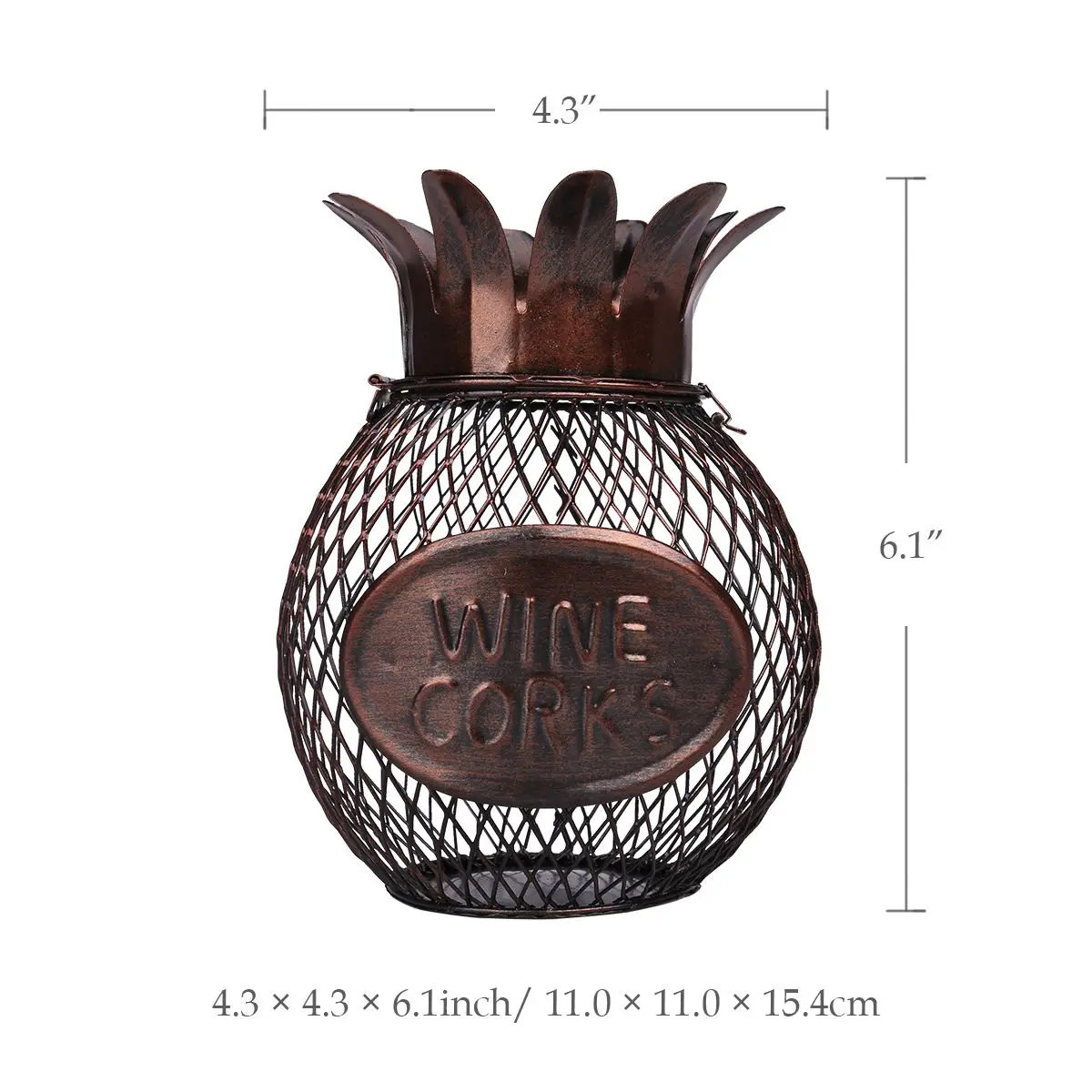

Pineapple wine cork container Handcrafts home decoration Decorations Practical crafts
