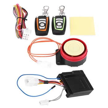 

125 db Motorcycle waterproof Anti-theft Remote start Security Alarm System Remote Control sensitivity can adjust Horn alarm