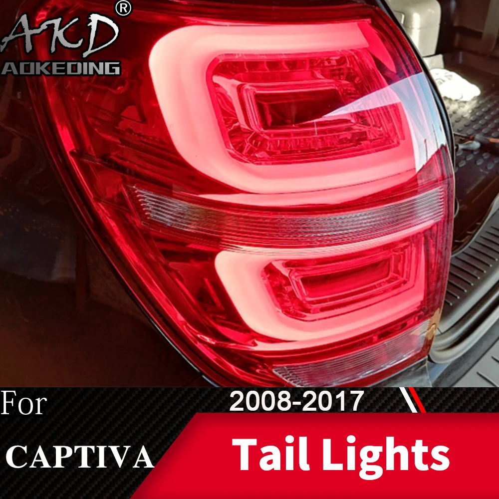 For Car Chevrolet Captiva Tail Lamp 2008-2019 LED Fog Lights Day Running Light DRL Tuning Car Accessories Kaptiva Tail Lights