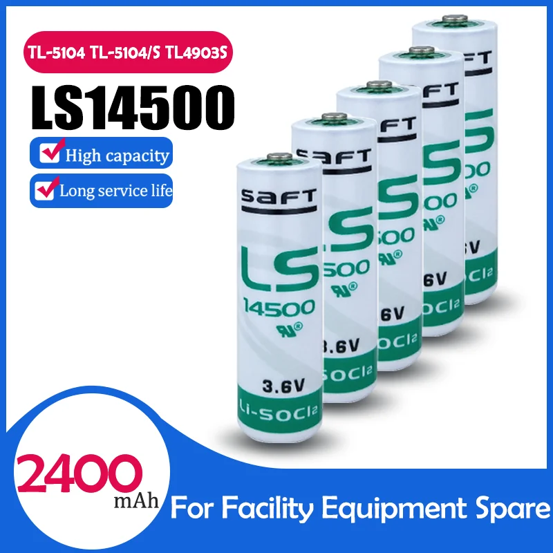 5 шт. оригинальный Saft LS14500 LS 14500 ER14505 3 6 V 2400mAh AA литиевая батарея для оборудования PLC