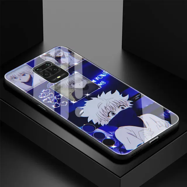 Tempered Glass Case Coque For Xiaomi Redmi Note 9S 9 8 Pro 8T 8A 7 9A 9C 9i Hunter X Hunter HXH Anime Luxury Shell Cover Fundas T10