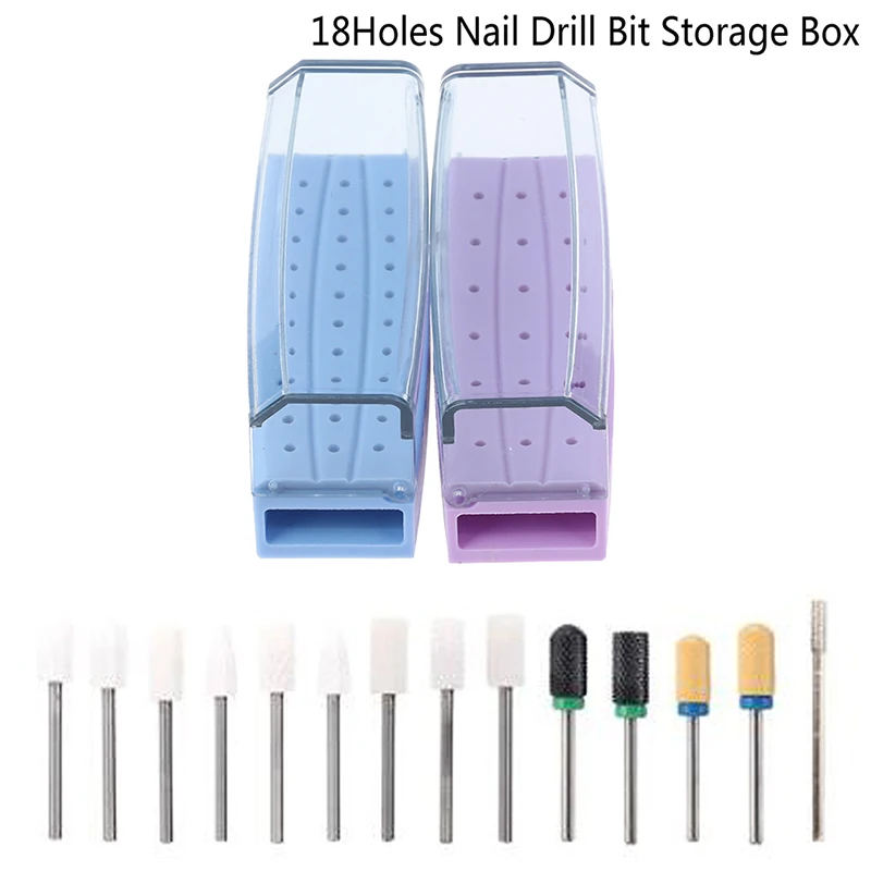 Держатель для фрез маникюра 18 отверстий | Красота и здоровье