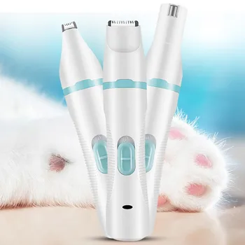 

Three-in-one Pet Trimming Nail Polisher Pet Grooming Dog Cat Hair Trimme Pets Clippers Nail Grinding USB Rechargeable