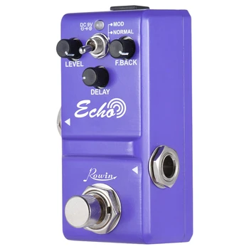 

Rowin Ln-314 Delay Echo Effect Guitar Pedal True Bypass Pedal With Aluminium-Alloy Classic Body For Guitar Parts & Accessories