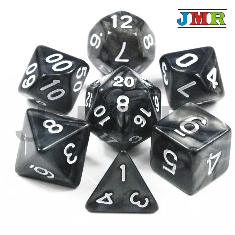 Download 7pcs Set High Quality Marble Effect Dice Set D4 D6 D8 D10 D10 D12 D20 Dice Sets For Dnd Game Dice D20 Dice Set D20 Dicedice Set Aliexpress