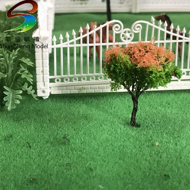 2019 free shipping Mini model tree 3cm 6cm model wire tree layout model design 2