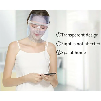 

LightThe Mask Is Healthy To Skin Trichromatic 3-color Light Photon Face Neck Mask Rejuvenation Skin Facial Wrinkle Instrument