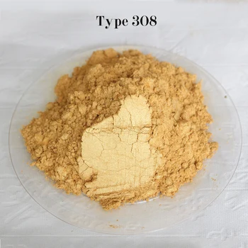 

#308 Gold Powder Mica Powder Pigment Dye Ceramic Powder Paint Coating Automotive Arts Crafts Gold Color Pearl Powder Pigment 50g