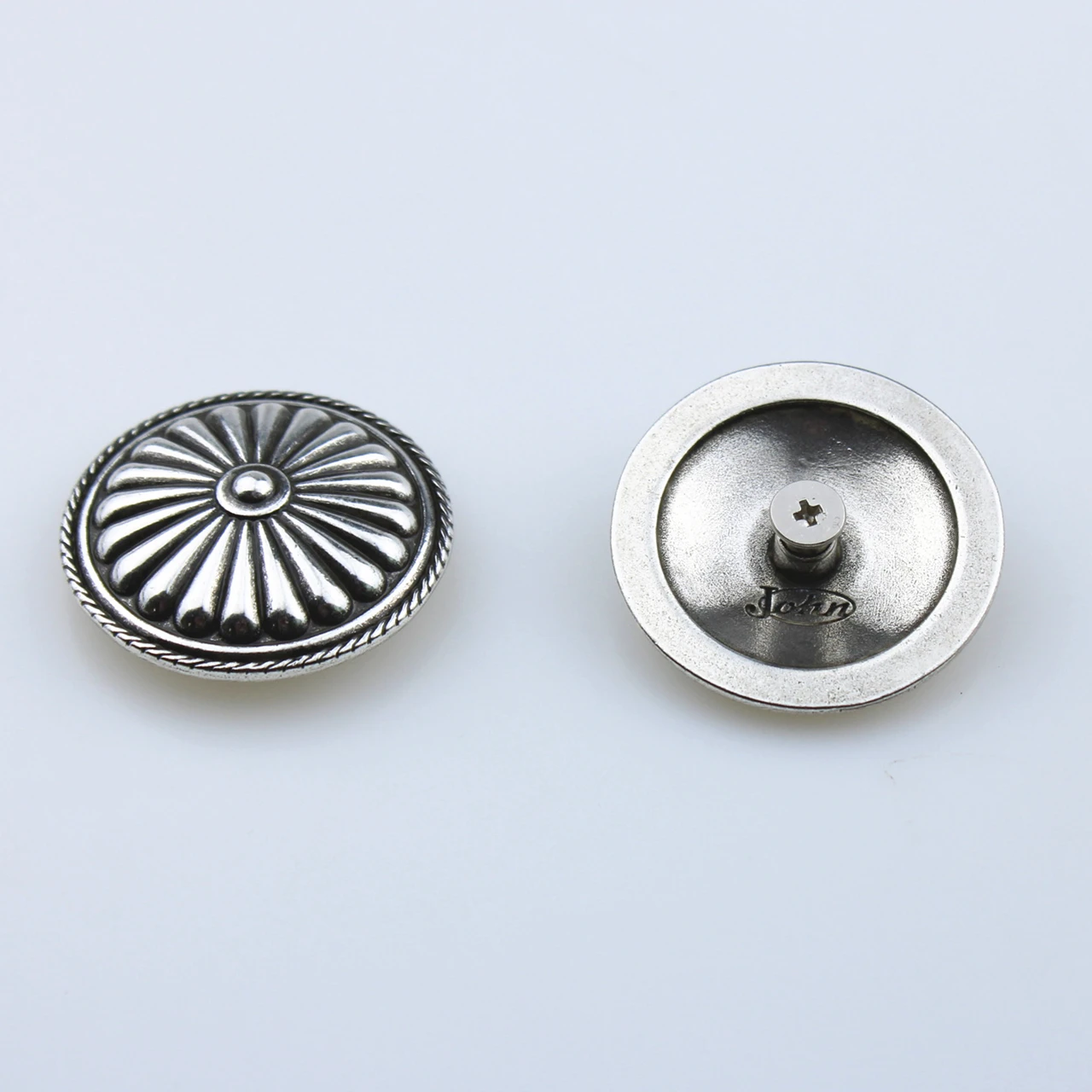 Кожаная фурнитура для рукоделия значок Samurai металлическая фотоотделка 607134S 35|finish|