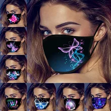 Butterfly fashion mask Mouth Mask Reusable Washable Face Masks Breathable Protective face mask Glow butterfly masque facial mask