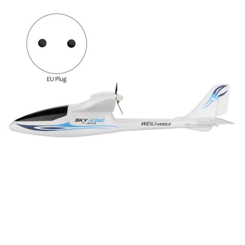 Для WLtoys F959 Sky King 2,4G 3CH 750 мм размах крыльев RC самолет RTF-EU штекер