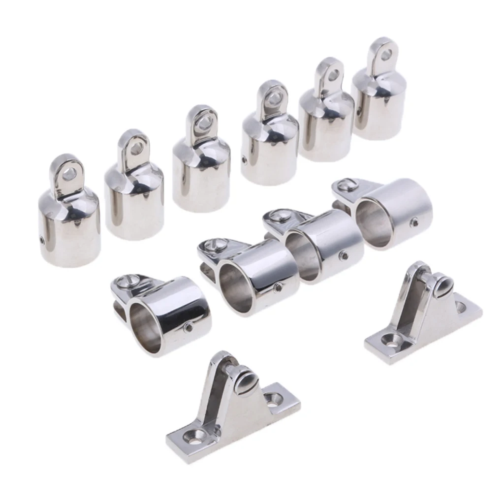 12pcs Stainless Steel 3-Bow 7/8
