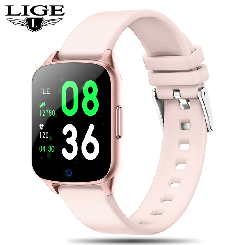 Новые женские водонепроницаемые Смарт часы LIGE 2019 умные с Bluetooth для Apple IPhone Xiaomi