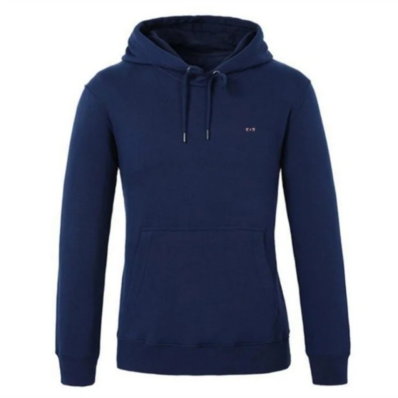 

2020 High Quality Park Mens Polo Shirt Plus Size Solid Polo Shirts Long Sleeve Hooded collar Shirt Camisa Polo S-3XL Eden