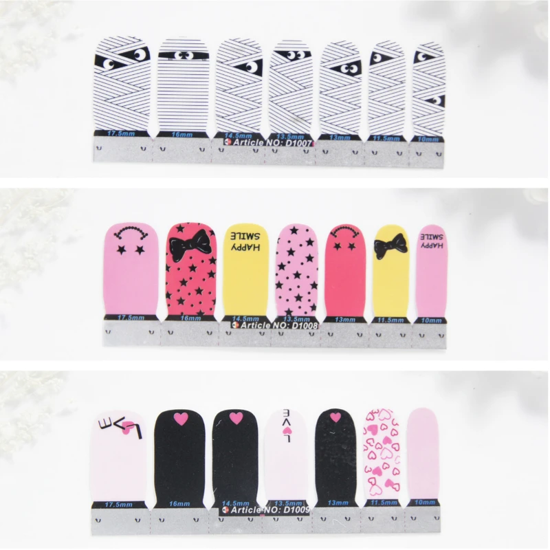 

Nail Art Adhesive Sticker Christmas DIY Flower Manicure Snowflake Shiny Sequins Nail Polish Strips Wraps