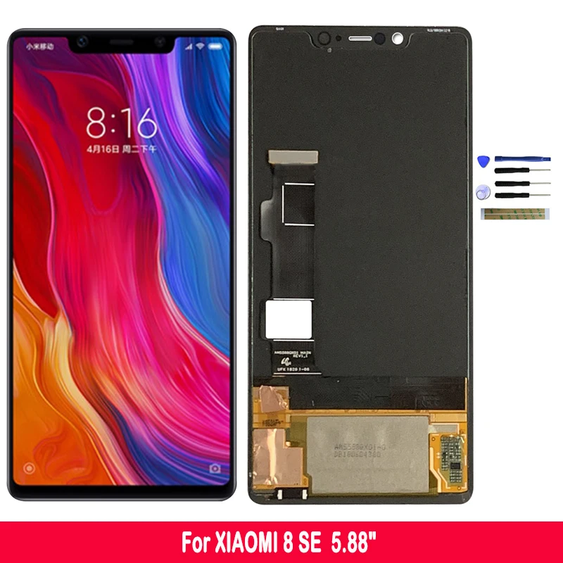 

5.88 A+ Quaity Screen For Xiaomi 8 SE LCD Display + Touch Screen Digitizer Assembly for Xiaomi 8 SE Display Replacement