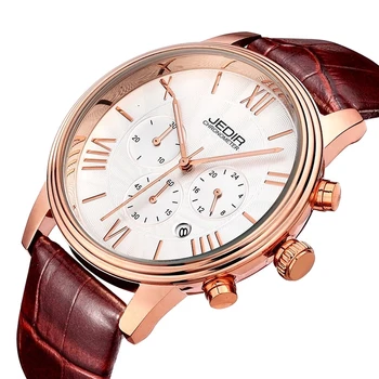 

Relogio Masculino JEDIR Brand Fashion Watch Men Leather Strap Quartz Wristwatch for Man Dispaly Date Casual Watches Reloj Hombre