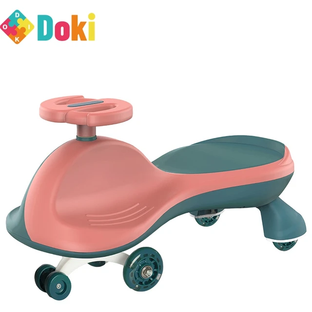 Children Twisting, Baby Car Mute Universal Wheel Side Turn Adults Can Sit Balance Toddler Rocking Slide Doki Toy 2022 New 1