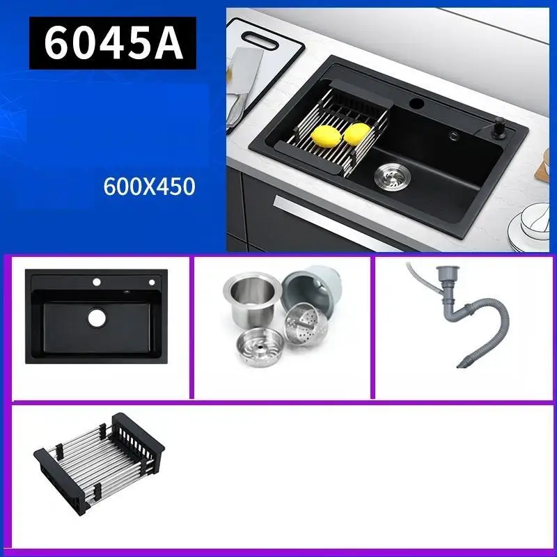 MODEL E Wasbak Portatil Umywalka Лава Manos кран Keuken Gootsteen Spoelbak Dissipador Lavabo Cuba Fregadero Pia Cozinha кухонная раковина - Цвет: MODEL E