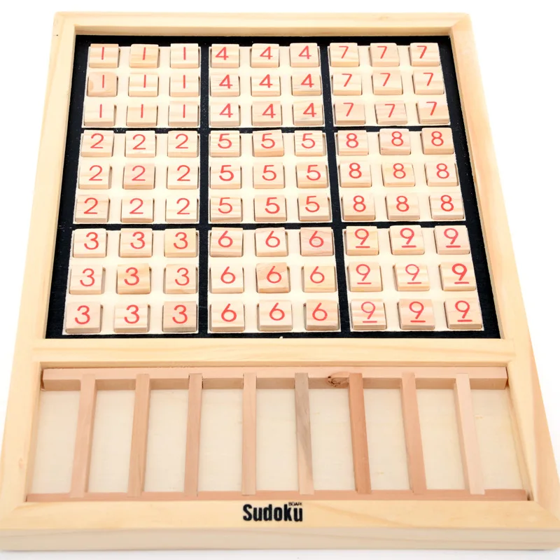 Деревянные головоломки игрушки Sudoku, деревянные детские игрушки Обучающие игрушки, пазлы для детей, rompecabezas, brinquedos educativos para as criancas
