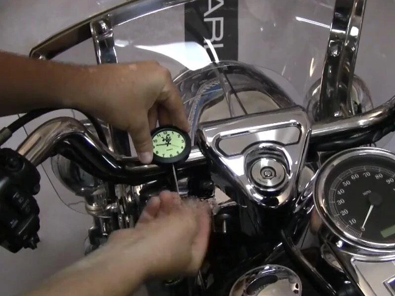 Мотоцикл серебро руль бар крепление часы для Harley Davidson Softail Heritage Classic Cruisers Choppers