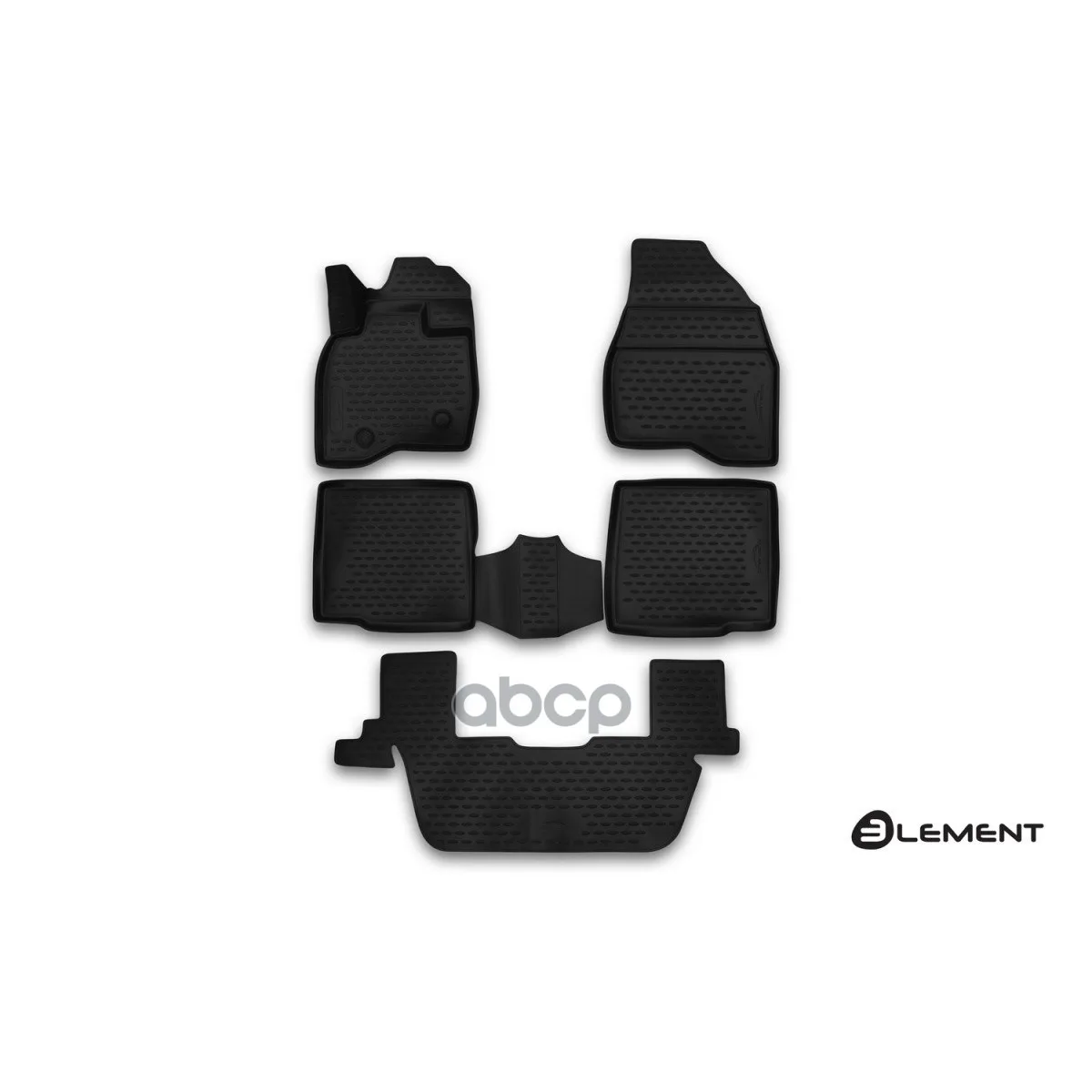 Коврики 3d В Салон Ford Explorer,-, 5 Шт.(Полиуретан) ELEMENT арт. ELEMENT3D1676210k