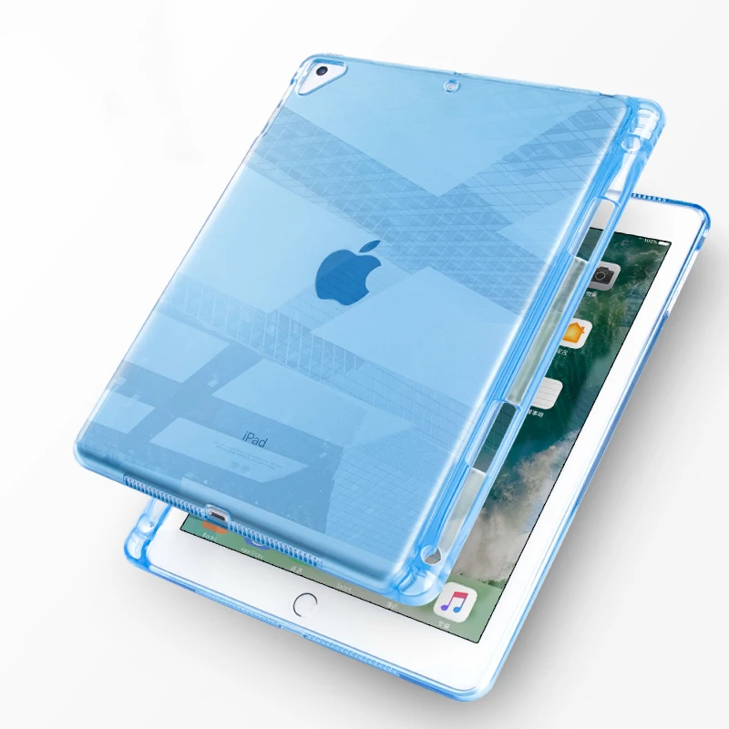 Чехол для iPad Mini 5/4/3/2/1 мягкий силиконовый чехол противоударный ipad 5 с держателем