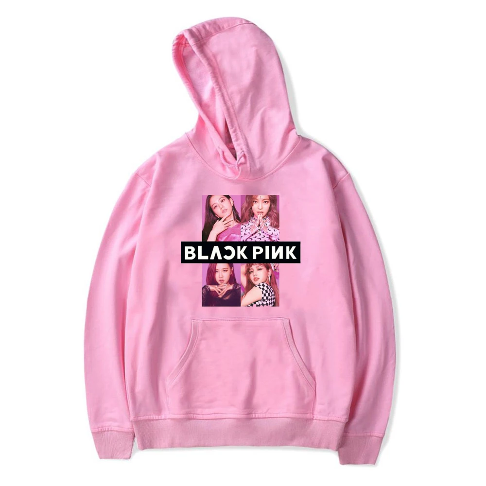 Kids Hoodies Sweatshirts Blackpink Printed Long Sleeved Girl Hoodie Hooded Sweatshirt Casual Pullovers Baby Boys Hoodies Tops